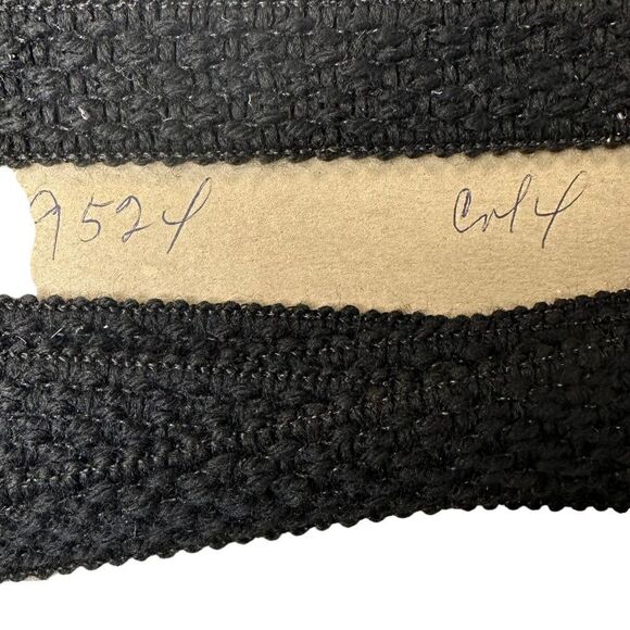 Vintage Black 1” elastic braid - 5 yards. Beer-Stern Co. New York. - Picture 5 of 7
